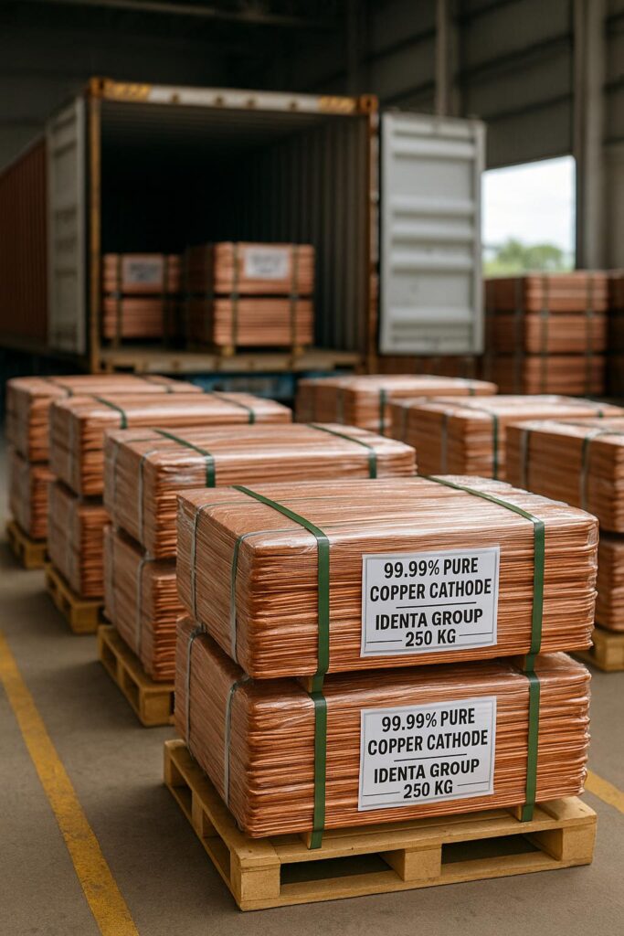 SGS and ISO certificates for copper cathode and wire products